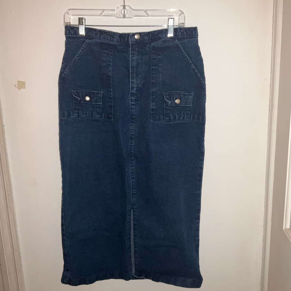 Lee Dark Blue Denim Skirt